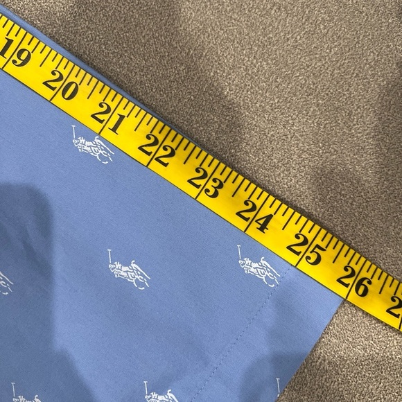 NWT Polo Ralph Lauren Pajama Shirt Mens 3XL Blue Pony Logo Button Up - Picture 13 of 13